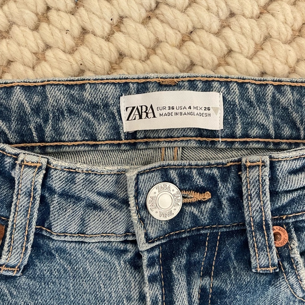 Zara Classic Blue Denim Jean Pants